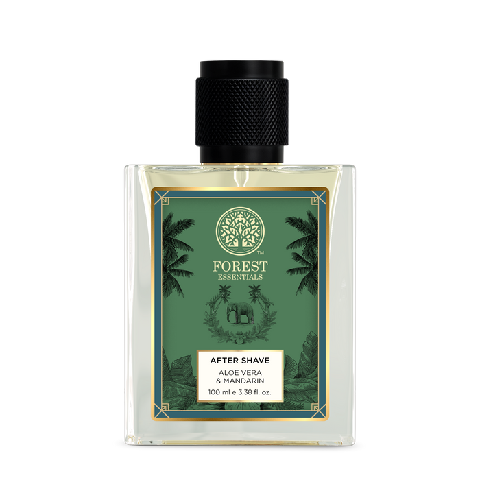 Forest Essentials Aftershave Spray Splash with Aloe Vera & Mandarin - Refreshing Toner Aftershave