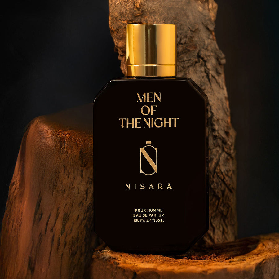 NISARA Men Of The Night - Perfume For Men,Eau De Parfum,Long Lasting Citrus Chypre & Musky Fragrance