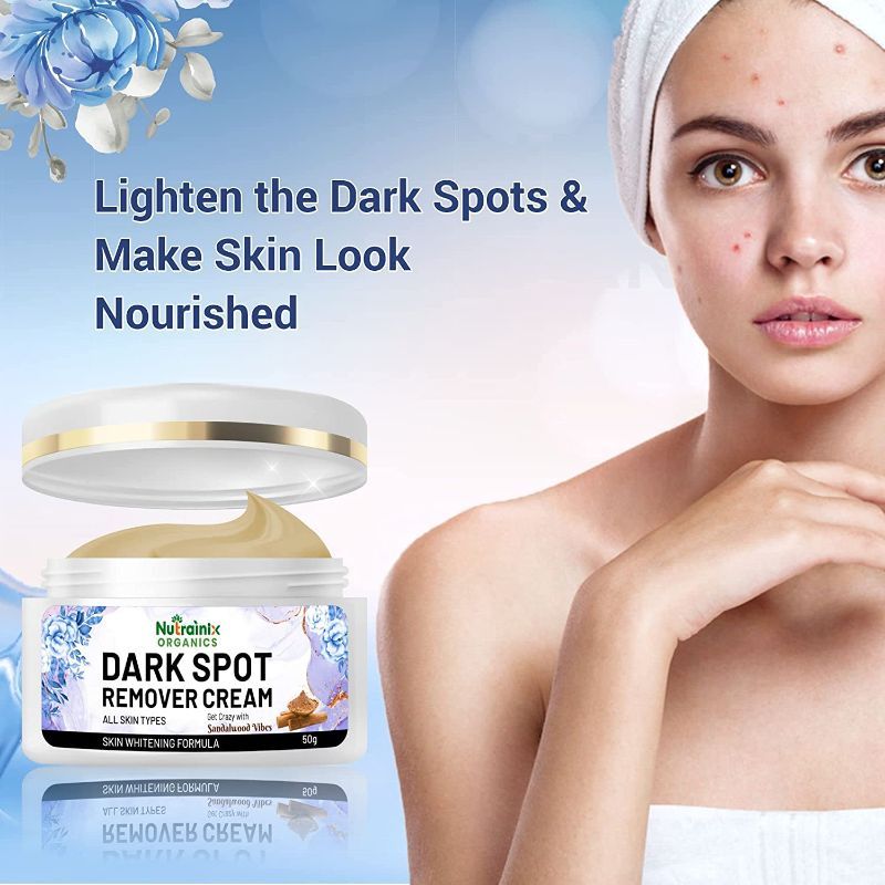 Nutrainix Organics Dark Spot Remover Cream With Skin Whitening Formula