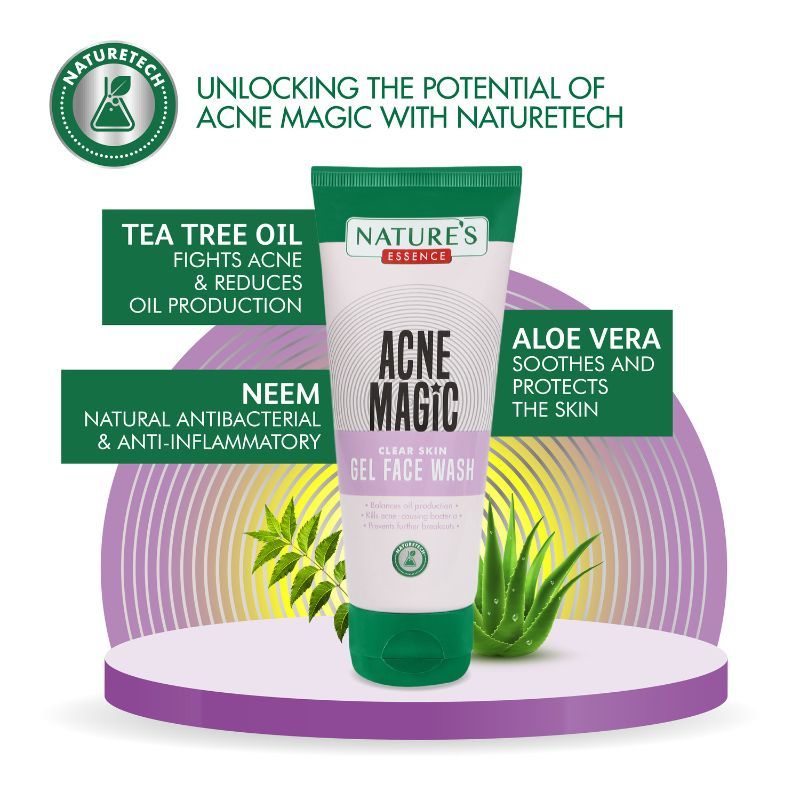 Nature's Essence Acne Magic Clear Skin Gel Face Wash
