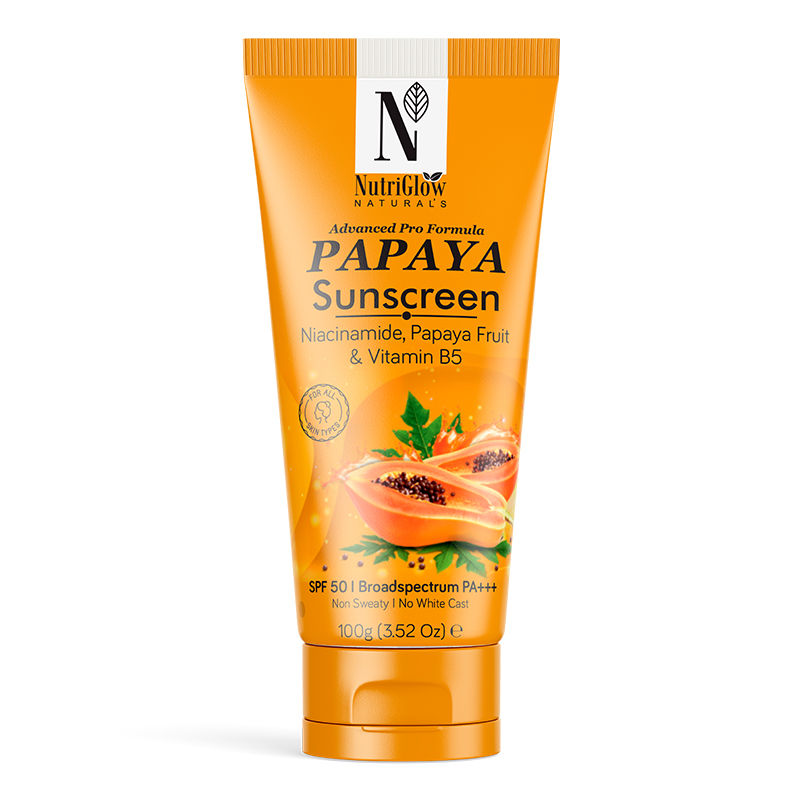 NutriGlow Natural's Advanced Pro Formula Papaya Sunscreen SPF 50 PA+++