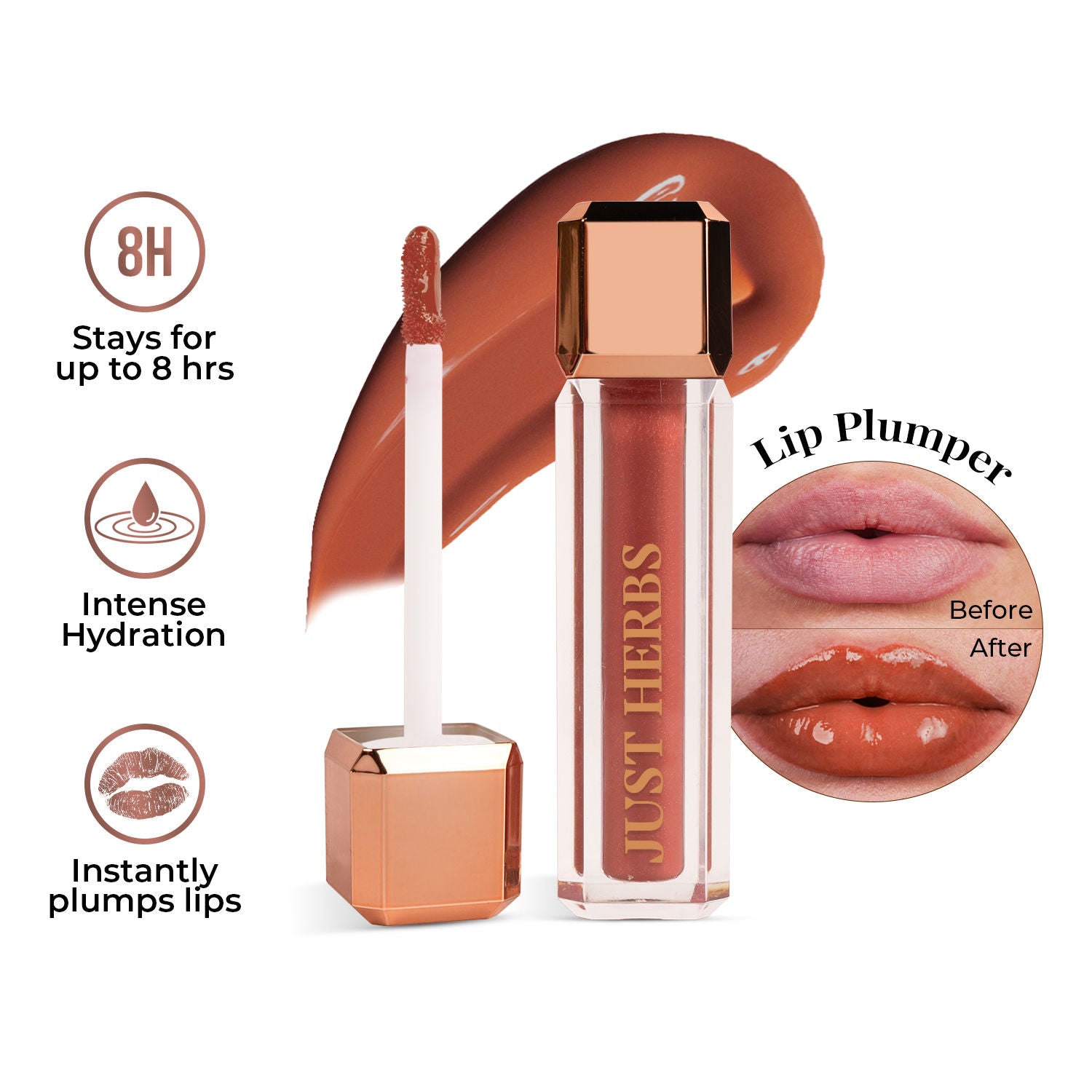 Just Herbs Non Stick Plumping Lip Gloss