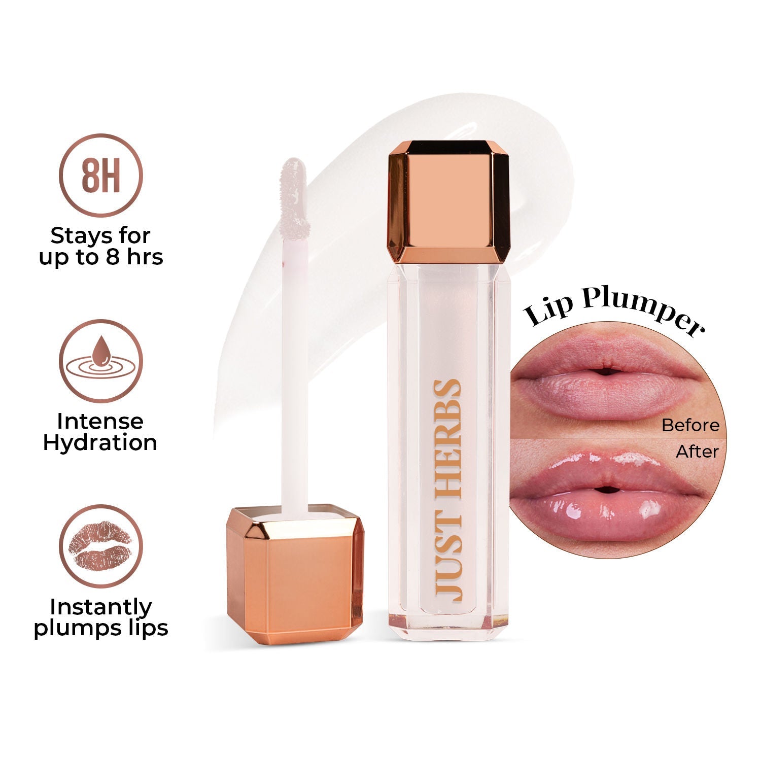 Just Herbs Non Stick Plumping Lip Gloss