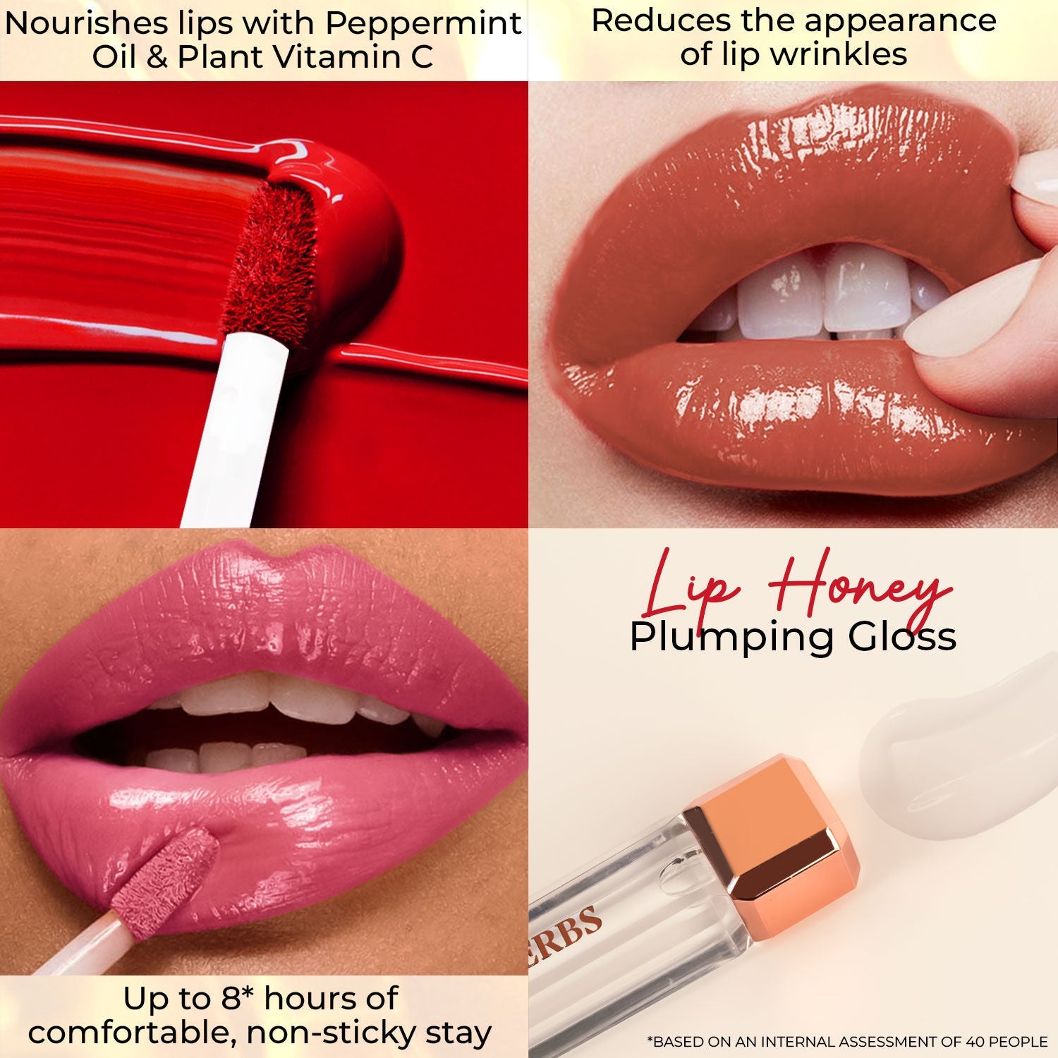 Just Herbs Non Stick Plumping Lip Gloss
