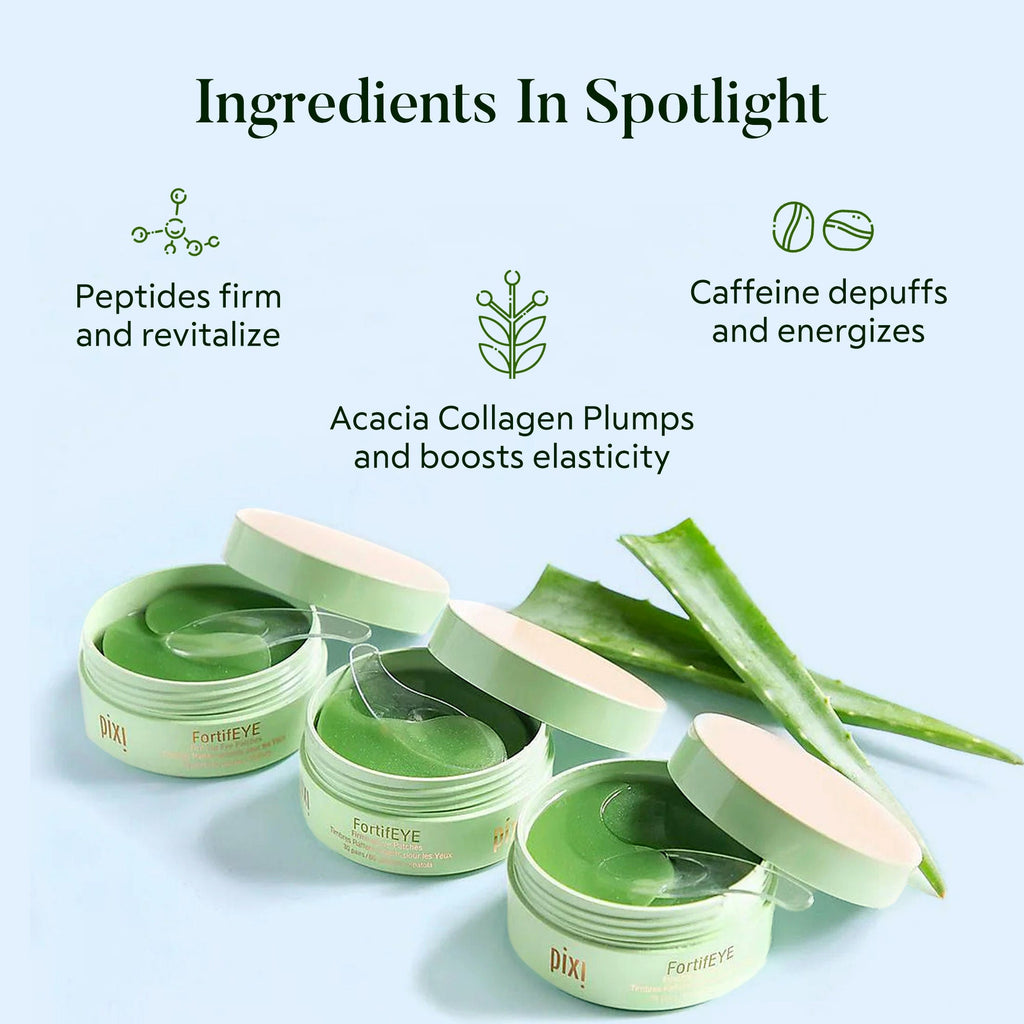 PIXI FortifEYE Firming Under-Eye Patches with Collagen, Retinol & Caffeine