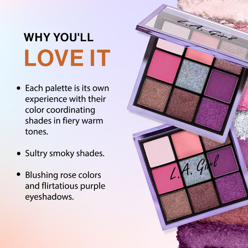 L.A. Girl Keep It Playful 9 Color Eye Palette