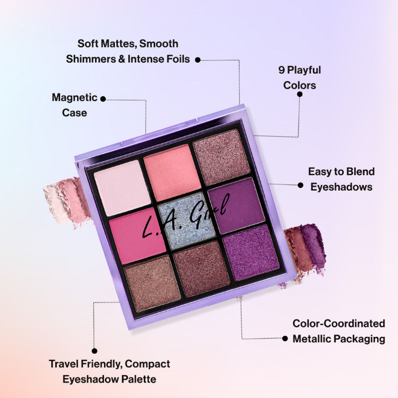 L.A. Girl Keep It Playful 9 Color Eye Palette