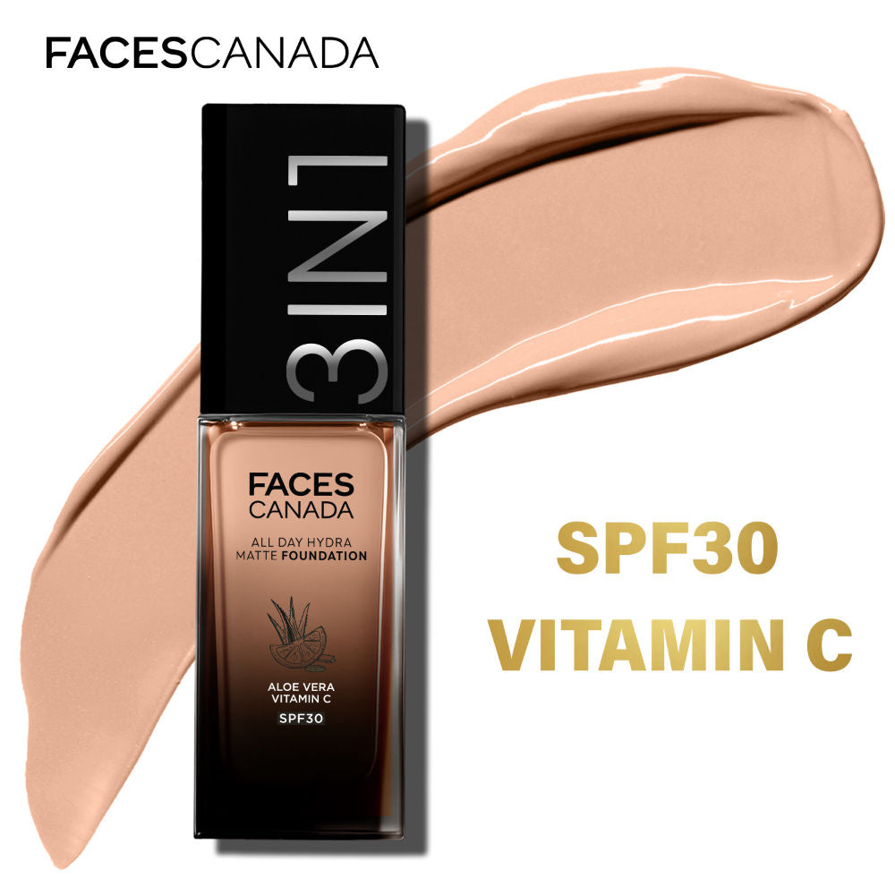 Faces Canada 3 In 1 All Day Hydra Matte Foundation