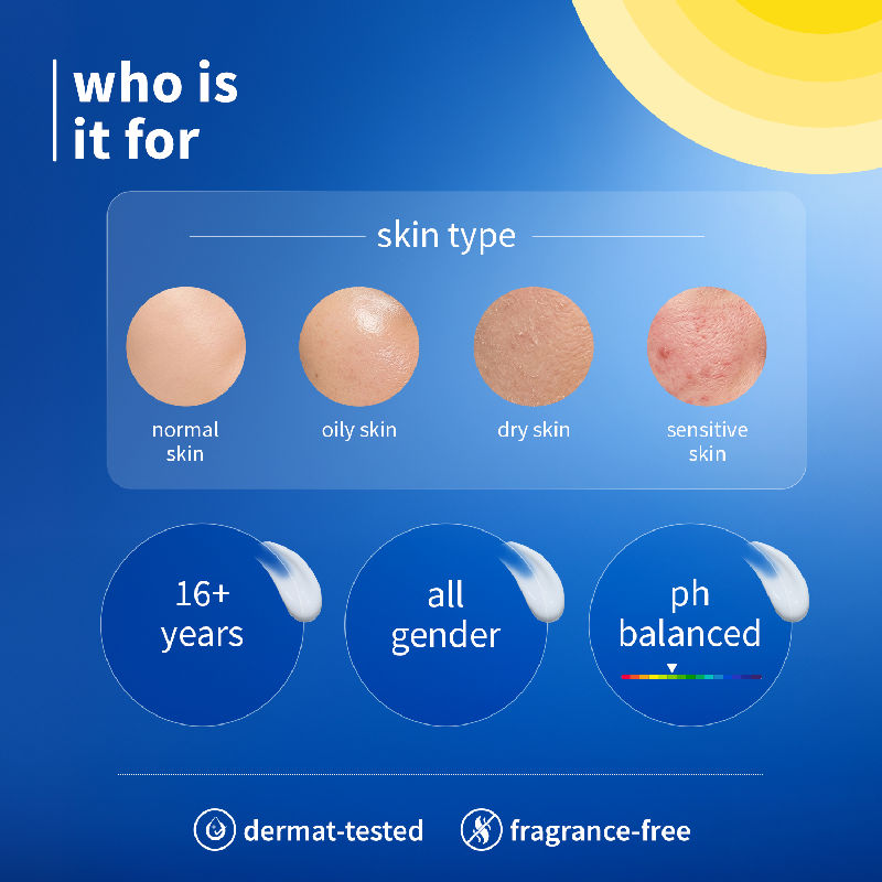 Plum 2% Niacinamide & Rice Water SPF 50 PA+++ Sunscreen, Fades Tan, For Oily To Dry Skin Type