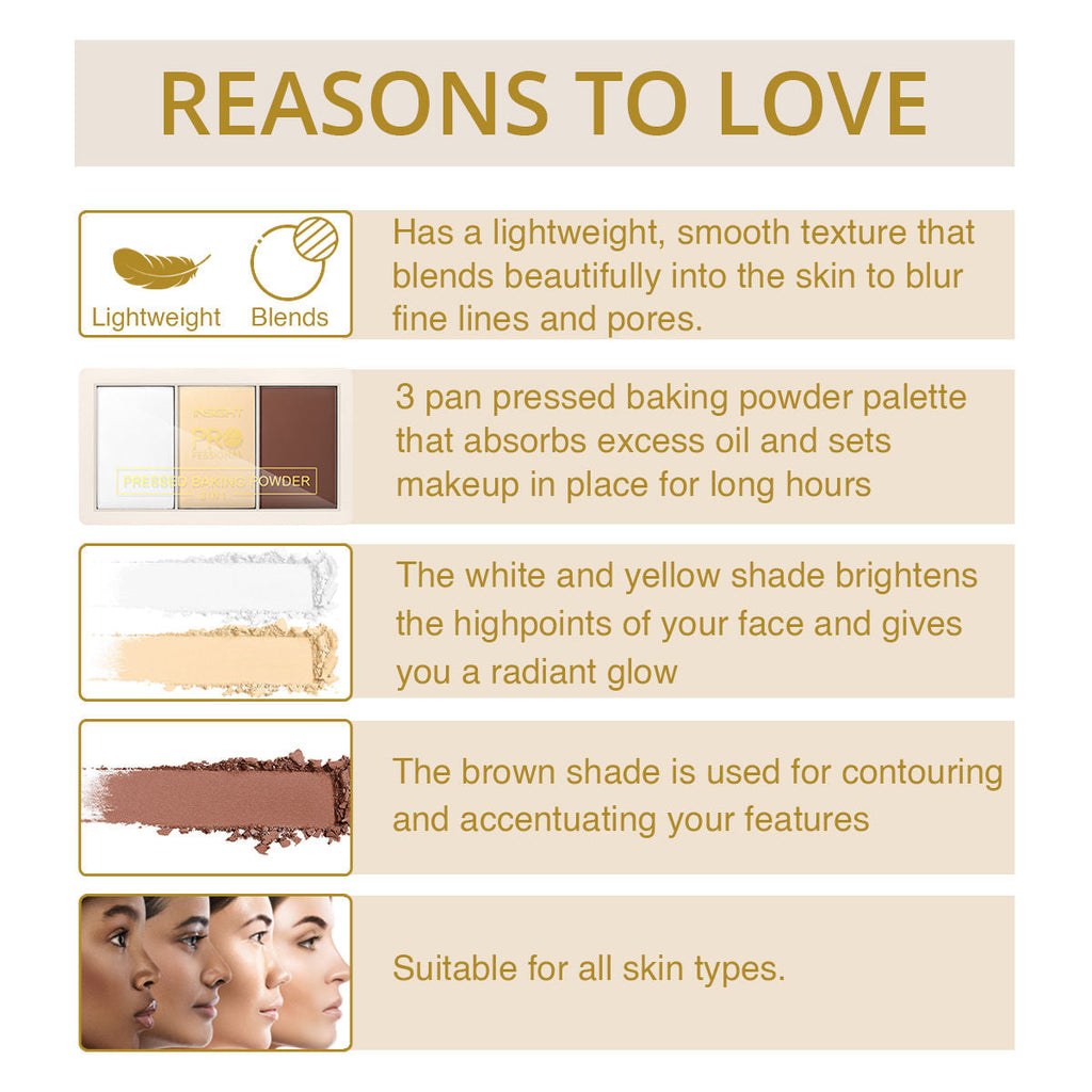 Insight Professional 3 In1 Pressed Baking Powder