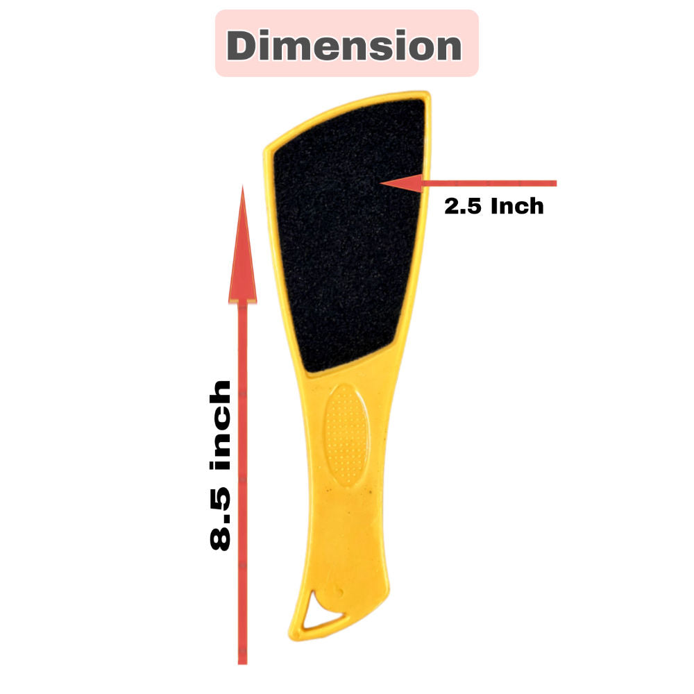 MEPOINT Double Sided Foot Scrubber For Dead Skin - Color May Vary