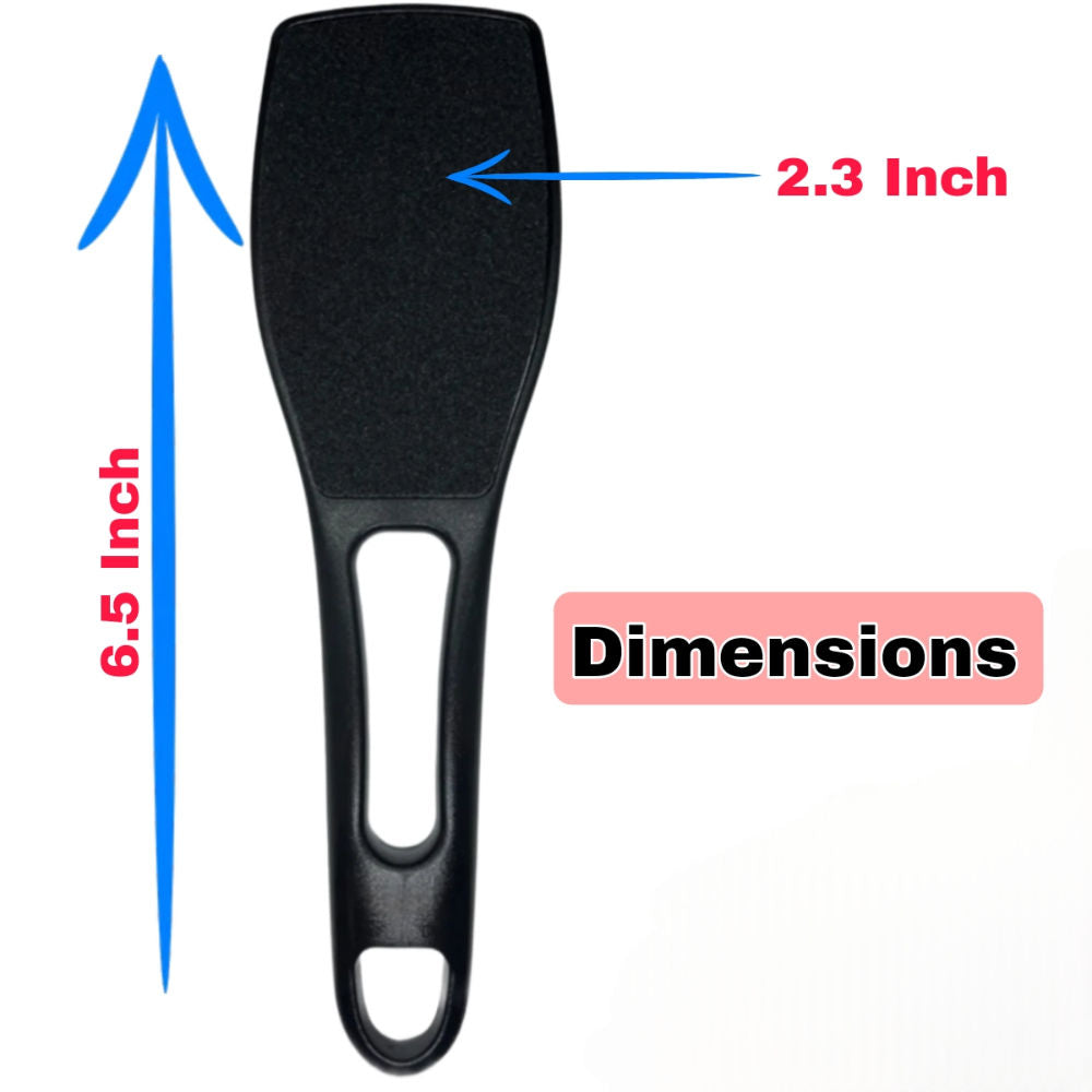 MEPOINT Double Sided Foot Scrubber For Dead Skin - Color May Vary
