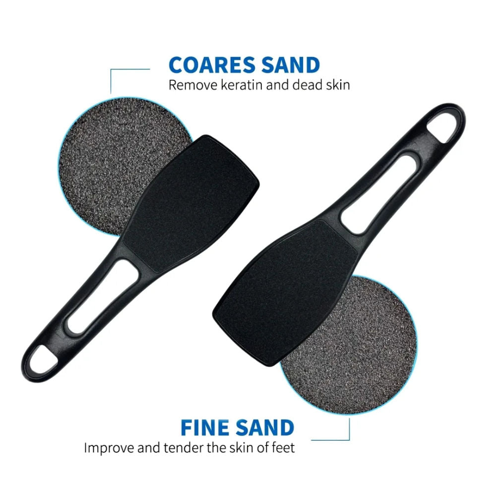 MEPOINT Double Sided Foot Scrubber For Dead Skin - Color May Vary