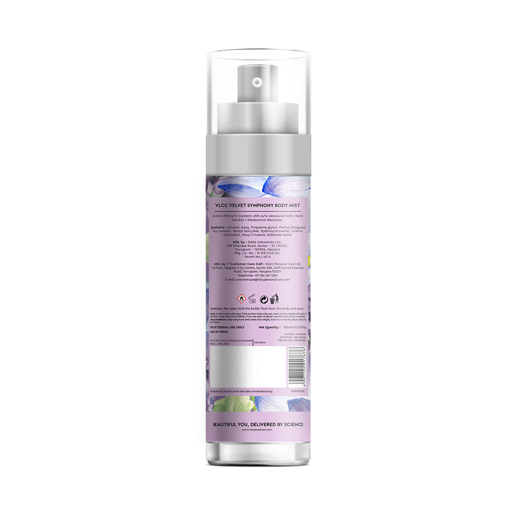 VLCC Body Mist Fragrance- Velvet Symphony