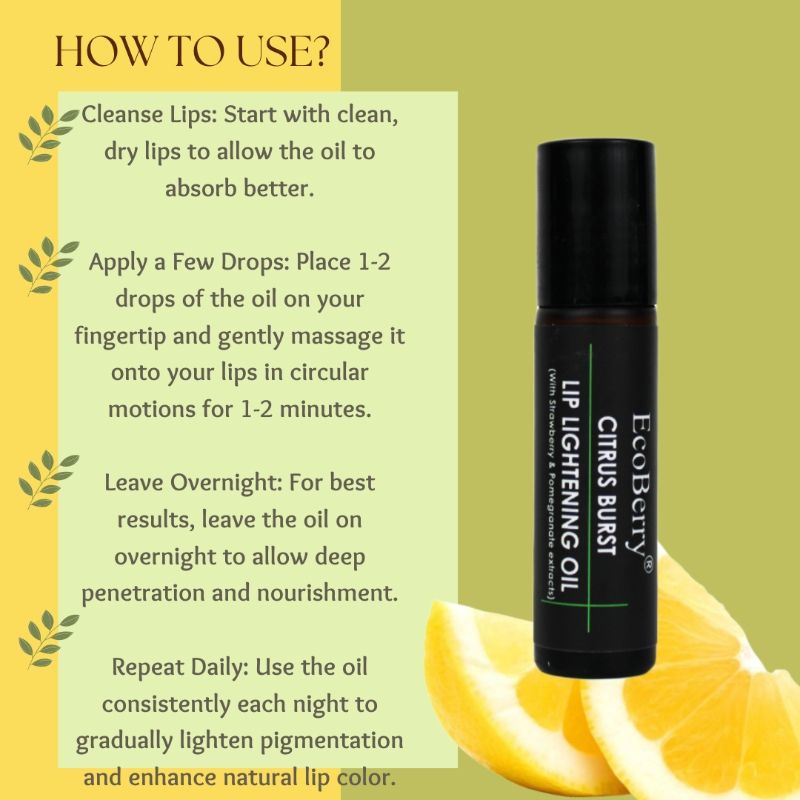 Ecoberry Citrus Burst Lip Lightening Oil