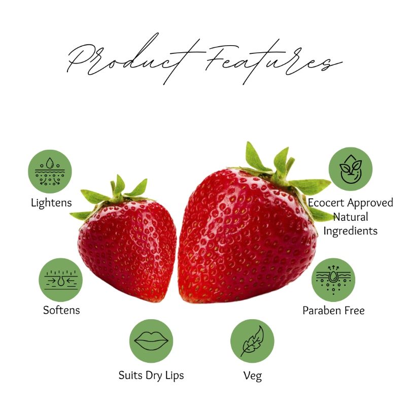 Ecoberry Strawberry Kiss Lip Scrub