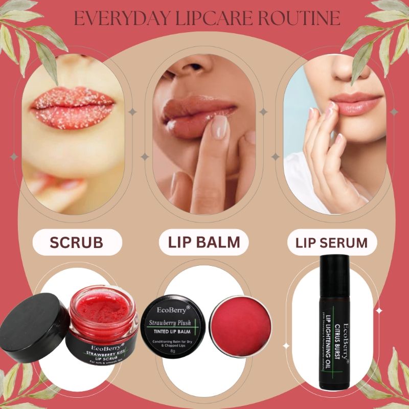 Ecoberry Strawberry Kiss Lip Scrub