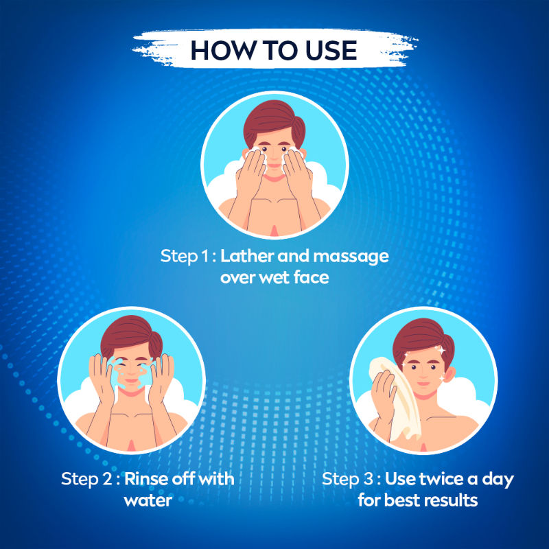 NIVEA Men Face Wash, Oil Control for 12hr Oil Control with 10x Vitamin C Effect