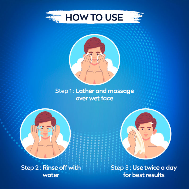 NIVEA Men Deep Impact Intense Clean Face Wash