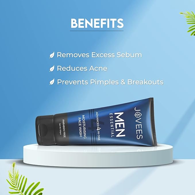 Jovees Men Moisturising Face Wash 4 in 1