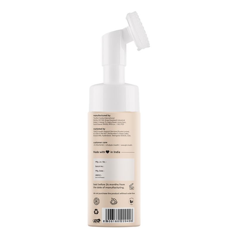 Mars by GHC Tea Tree Foaming Face Wash with Built-in Brush For Oil & Acne Control