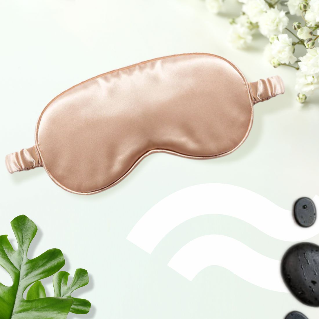 GUBB Satin Eye Mask Golden Beige