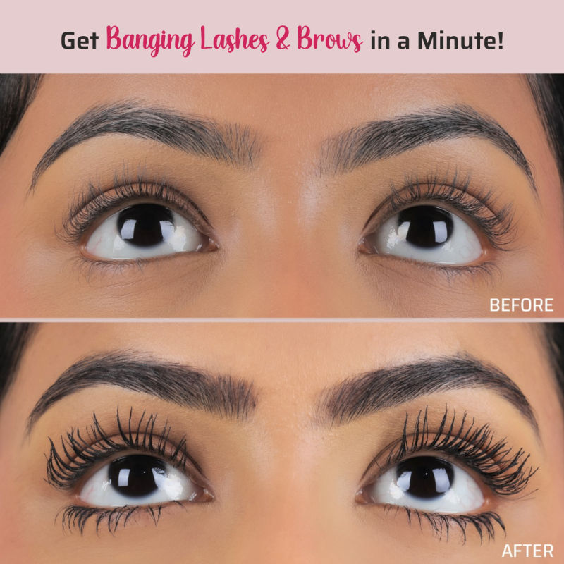 La Mior What The Lash! Mascara & Flexilift Brow Gel Duo - Ultra Black