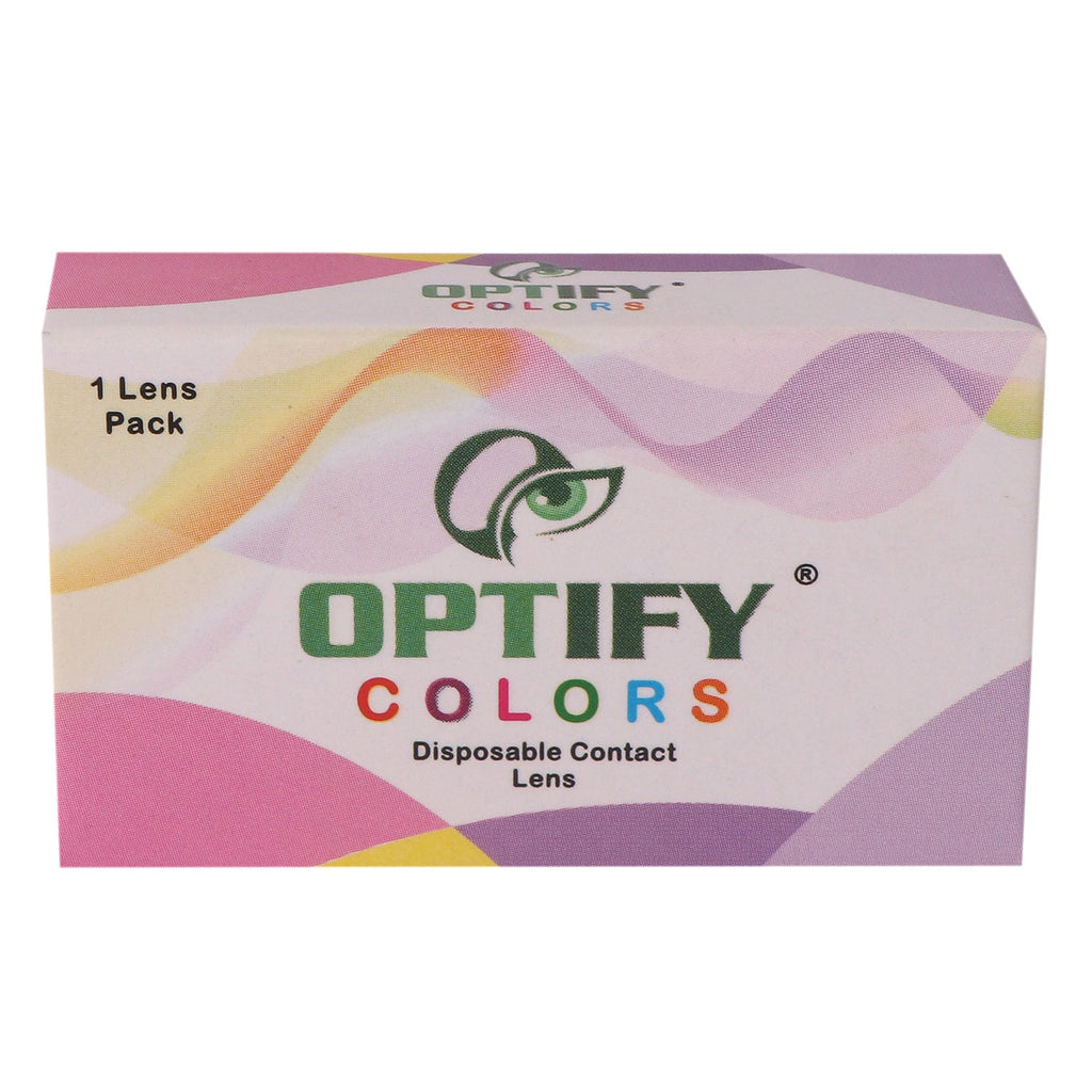 Optify Monthly Colored Contact Lenses Zero Power - Turquoise