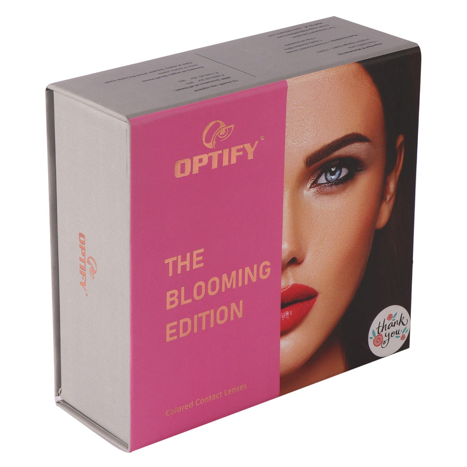 Optify Premium Colored Contact Lenses Zero Power - Brown