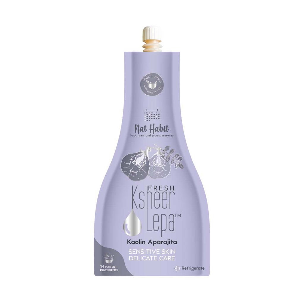 Nat Habit Kaolin Aparajita Ksheer Lepa, Face Mask for Sensitive Skin Delicate Care, Ayurvedic Pack