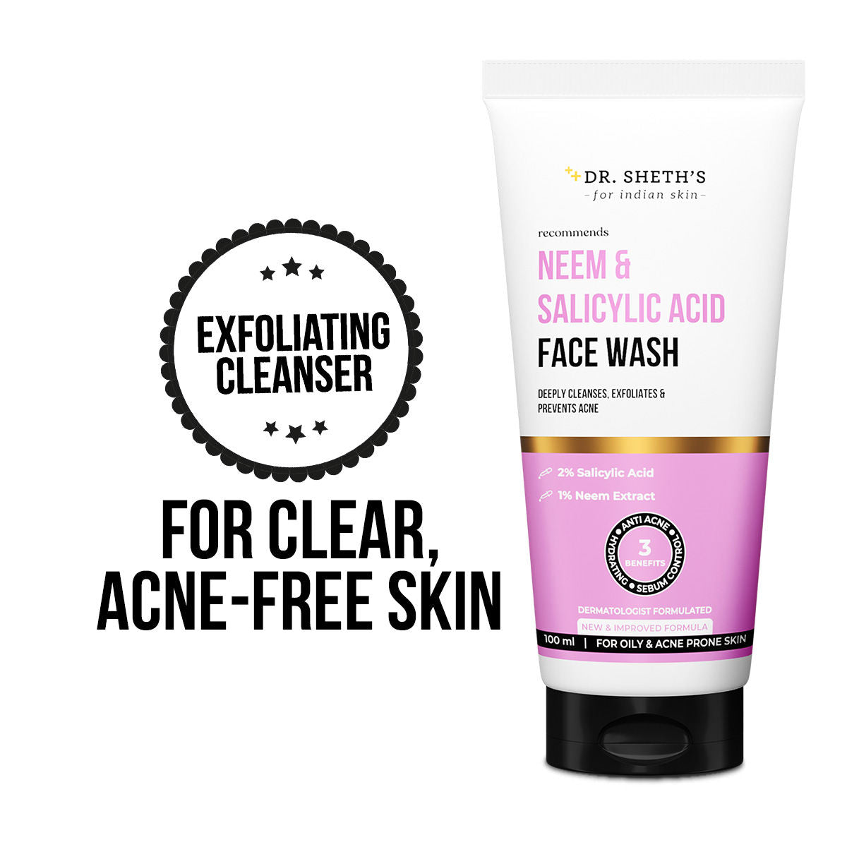 Dr. Sheth's Neem & Salicylic Acid Face Wash