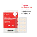 The Derma Co Micro-tip Acne Patches With Salicylic Acid and Hydrocolloid For Clean & Clear Skin - 24 Patches