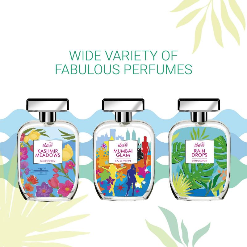 IBA Pure Perfume - Rain Drops, Long Lasting Aqua Fragrance For Women