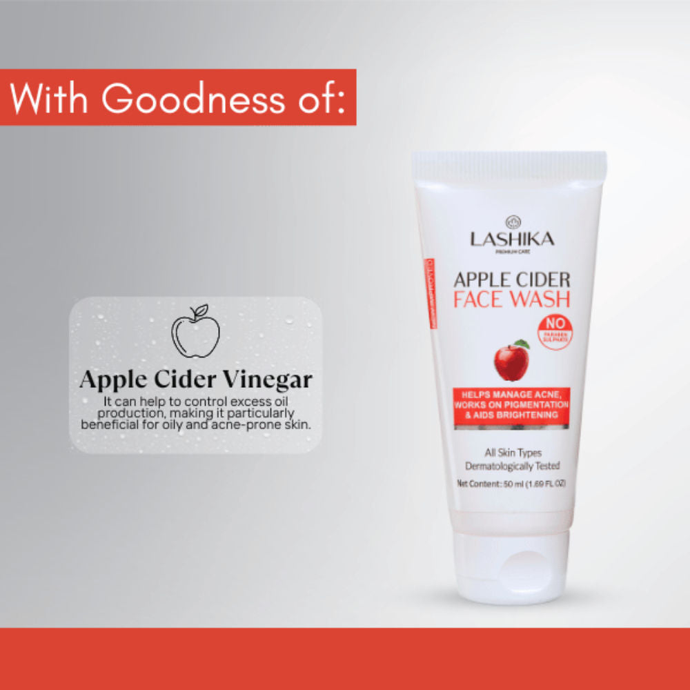 LASHIKA Apple Cider Face Wash