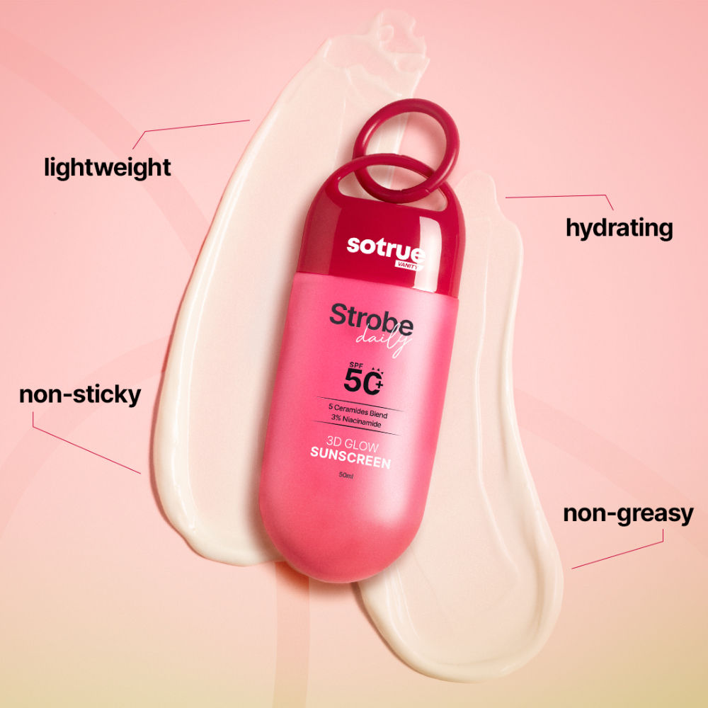 Sotrue Daily Strobe Cream for Radiant Glowing Skin, Hydrating Dewy Base with Instant Glow