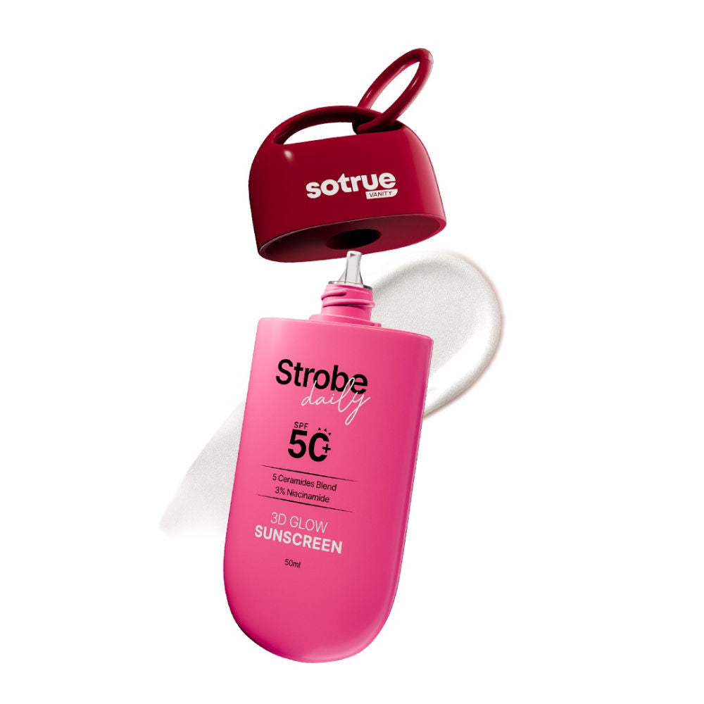 Sotrue Daily Strobe Cream for Radiant Glowing Skin, Hydrating Dewy Base with Instant Glow