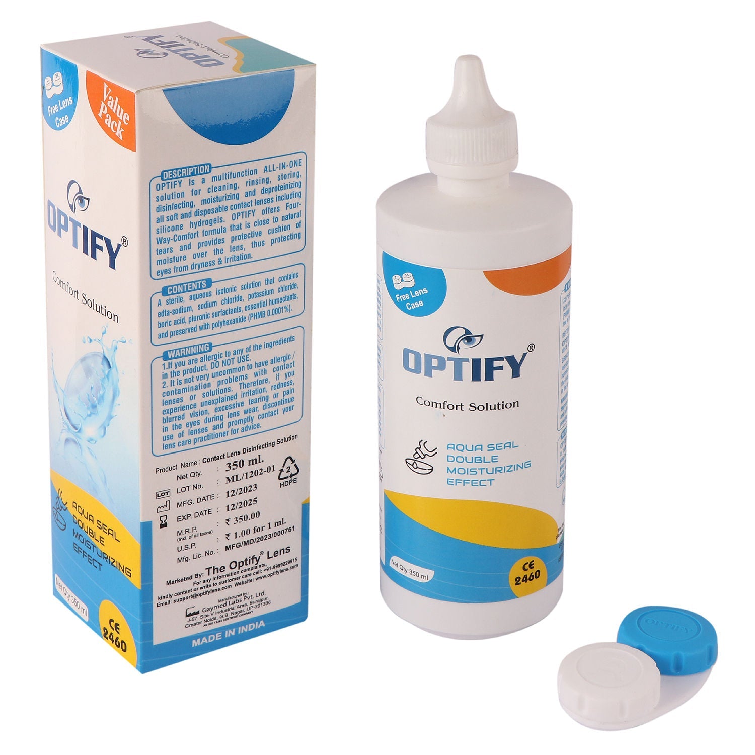 Optify Contact Lens Solution