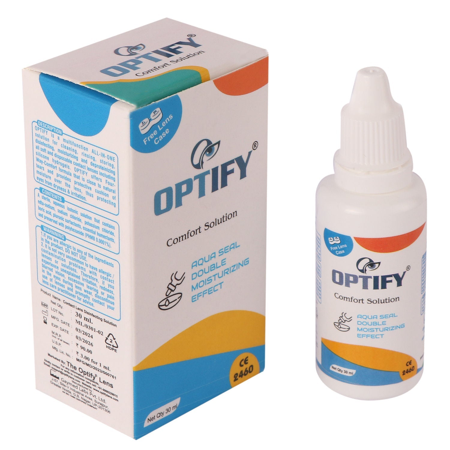 Optify Contact Lens Solution