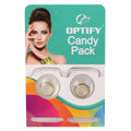 Optify Candy Pack Colored Contact Lenses Zero Power - Green
