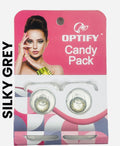 Optify Candy Pack Colored Contact Lenses Zero Power - Silky Grey