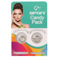 Optify Candy Pack Colored Contact Lenses Zero Power - Mistry Gray