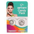 Optify Candy Pack Colored Contact Lenses Zero Power - Dark Grey