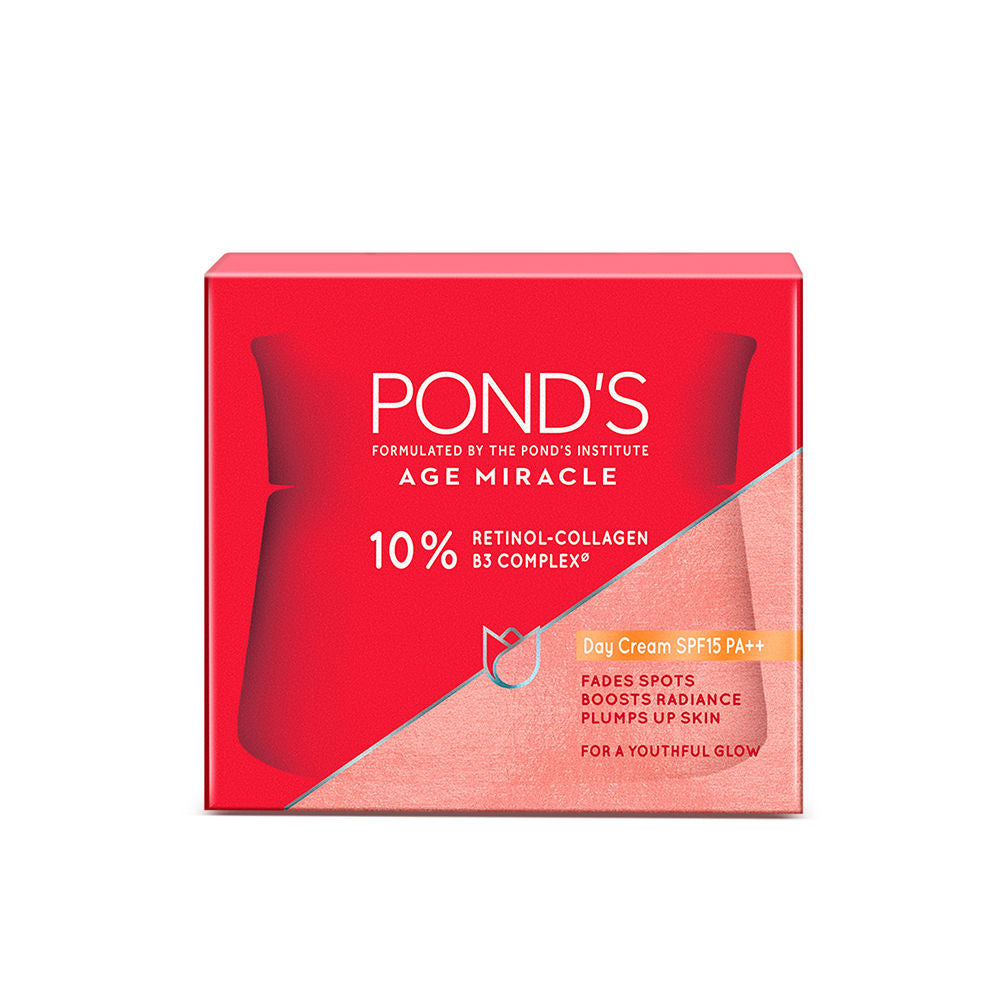 Ponds Youthful Miracle Hexyl Retinol Complex, Renew & Repair Day Cream, SPF 15 PA++