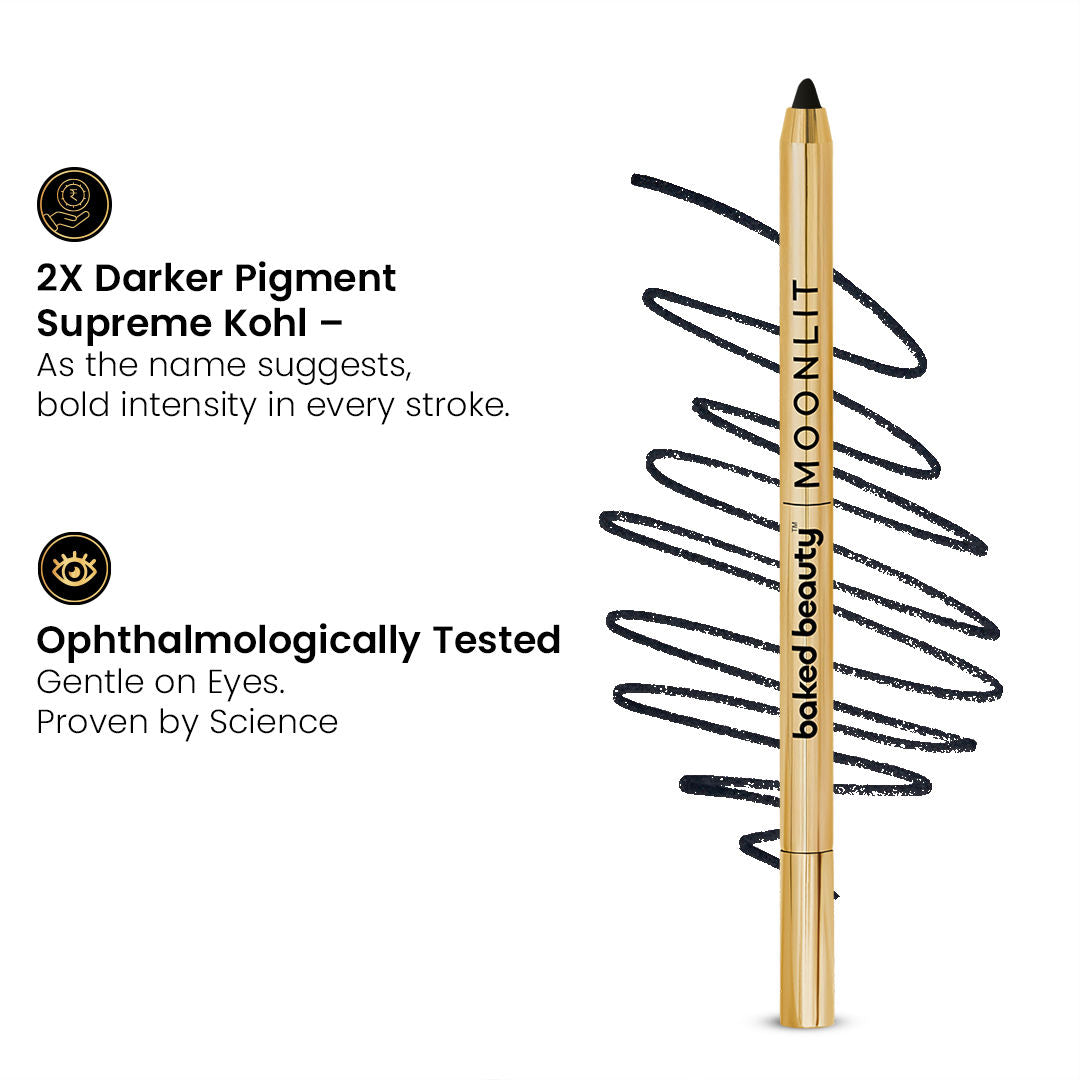 Baked Beauty Moonlit Supreme Kohl - Black
