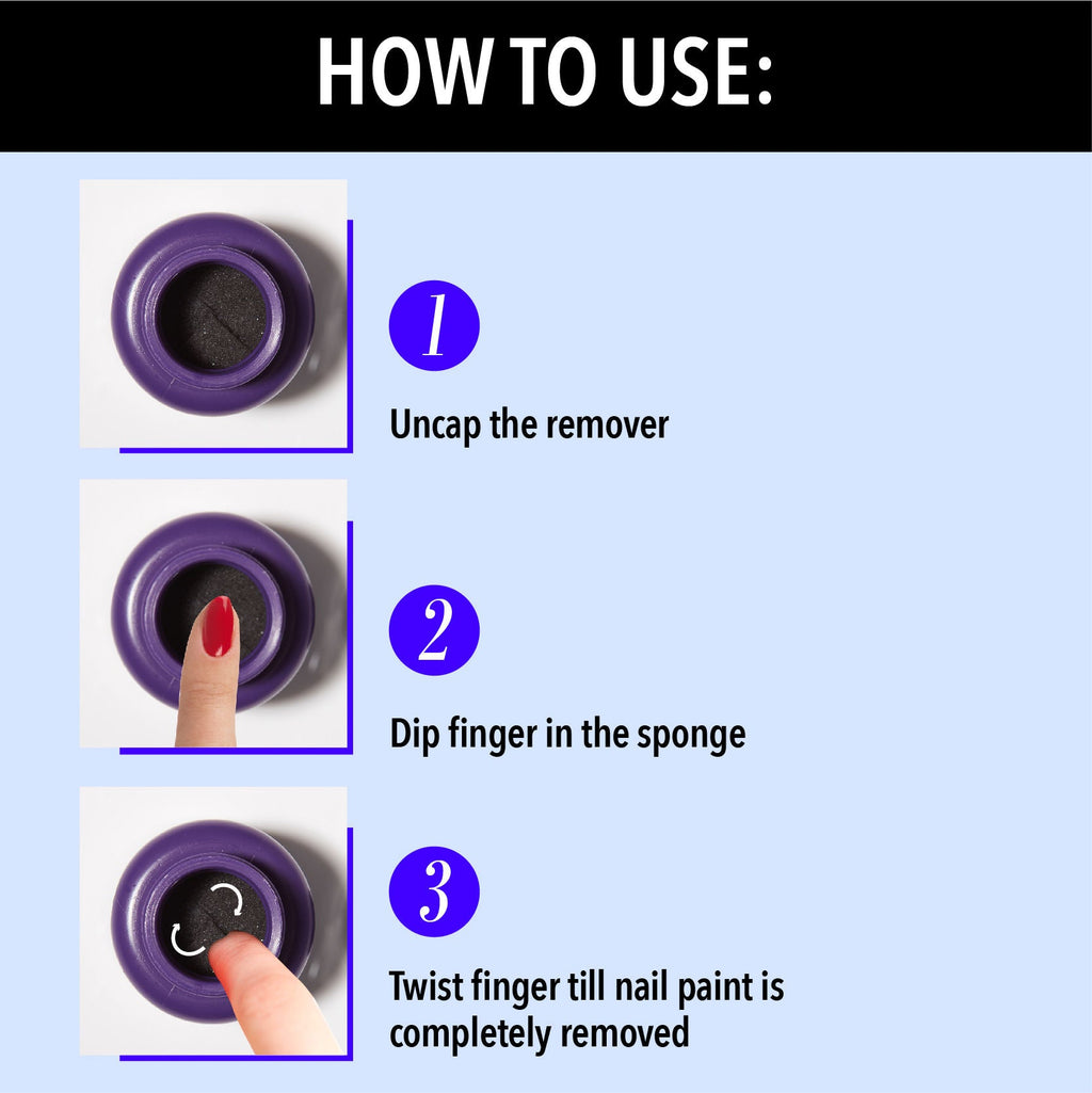 Blue Heaven Dip & Twist Nail Paint Remover