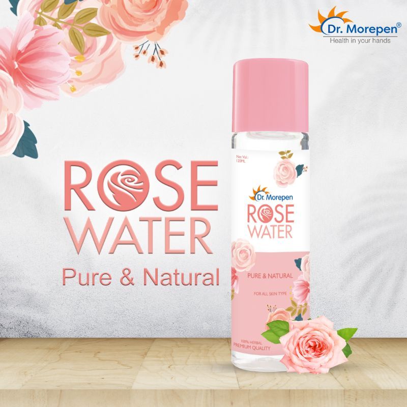 Dr. Morepen Rose Wate Pure & Natural For All Skin Type -100% Herbal Premium Quality
