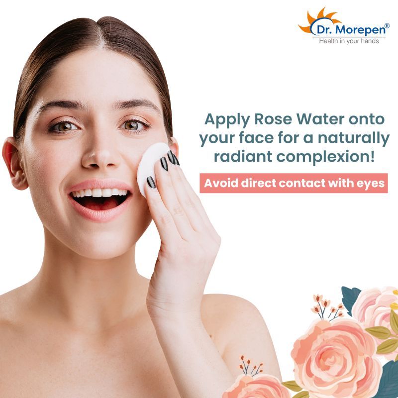 Dr. Morepen Rose Wate Pure & Natural For All Skin Type -100% Herbal Premium Quality