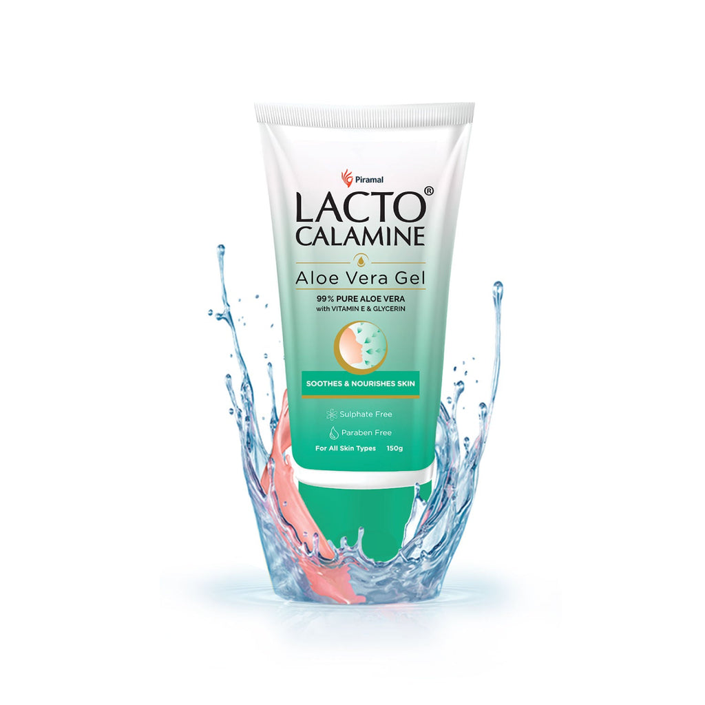 Lacto Calamine Aloe Vera Gel Face Moisturizer With 99% Pure Natural AloeVera, Vitamin E & Glycerin