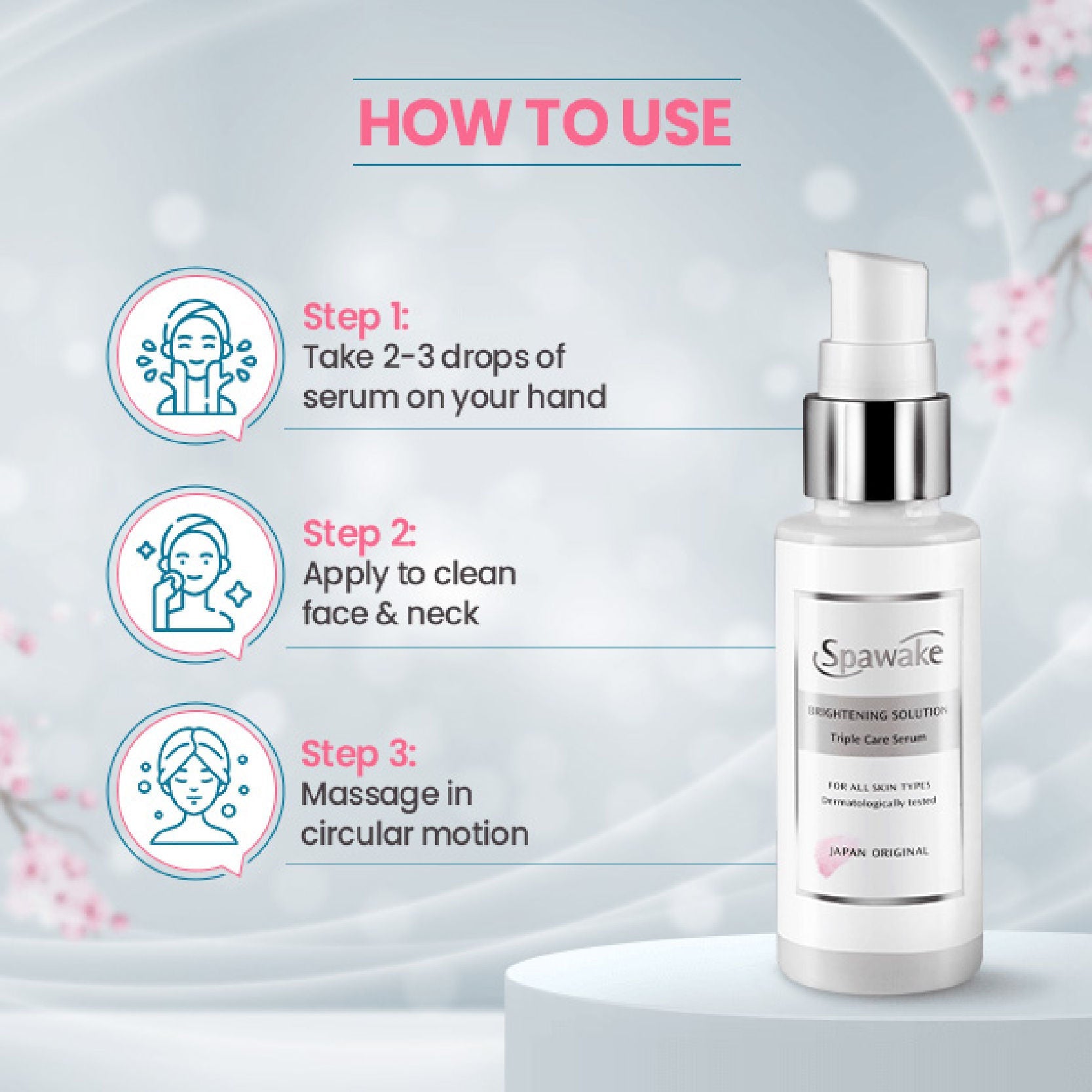 Spawake Brightening Solution Triple Care Serum
