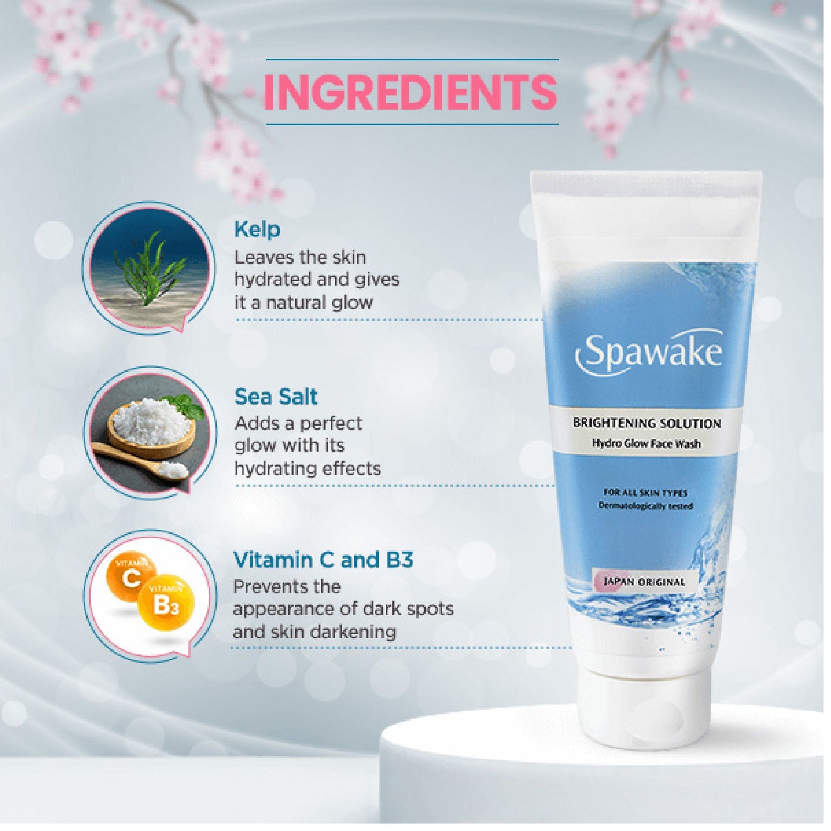 Spawake Brightening Solution Hydro Glow Face Wash